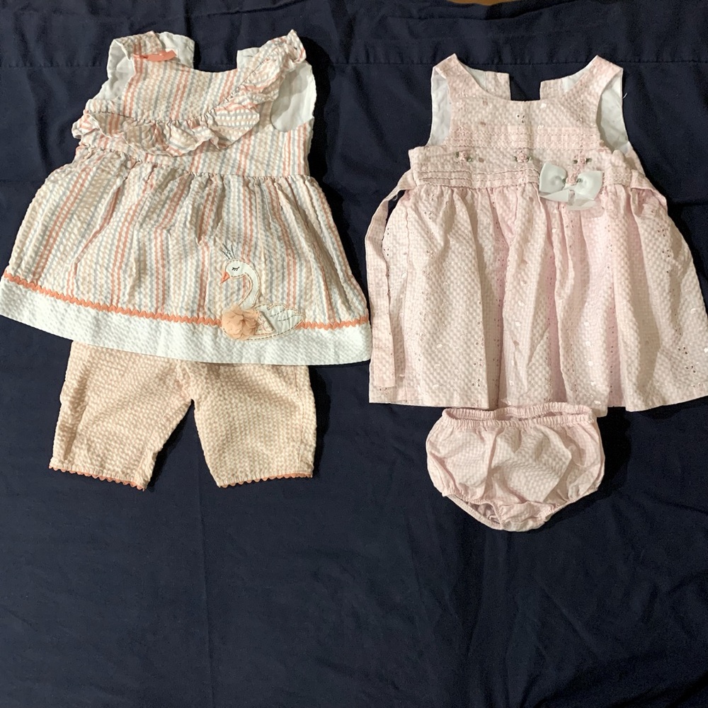 24 mo lot of 2 Bonnie Baby sundresses